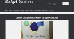 Desktop Screenshot of gadgetgestures.com