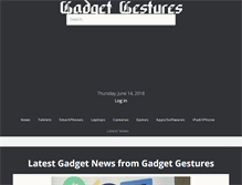 Tablet Screenshot of gadgetgestures.com